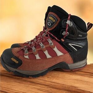 Asolo Unisex Winter Outdoor Hiking Boots Rust and Black Women’s 10 Men’s 8.5